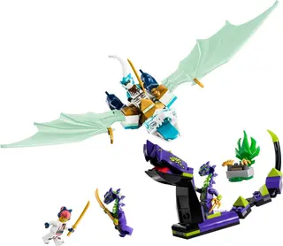 Combat contre le dragon de glace de Zane