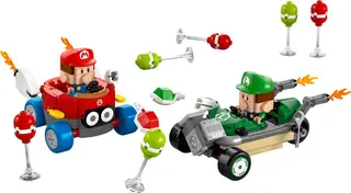 Baby Mario versus Baby Luigi