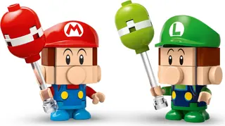 Baby Mario versus Baby Luigi