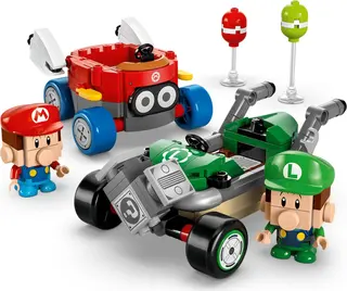 Baby Mario versus Baby Luigi