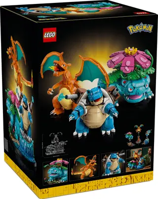 Venusaur, Charizard und Turtok
