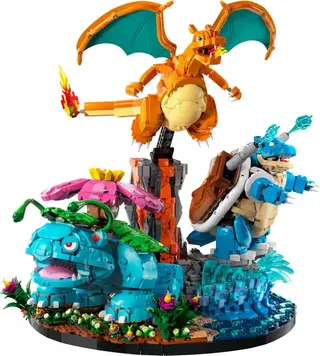 Venusaur, Charizard und Turtok