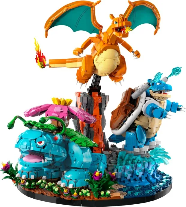 Venusaur, Charizard und Turtok