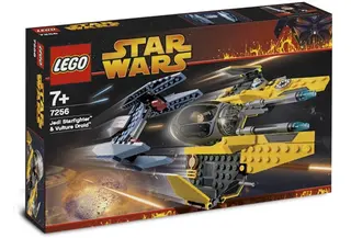 Jedi Starfighter and Vulture Droid