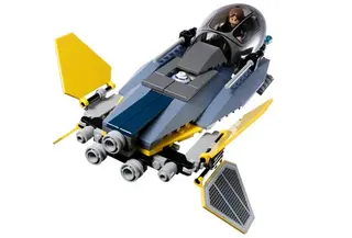 Jedi Starfighter and Vulture Droid