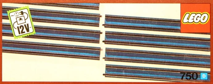 8 gerade 12V-Leitungsschienen