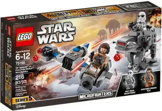 Ski Speeder versus First Order Walker Microfighters