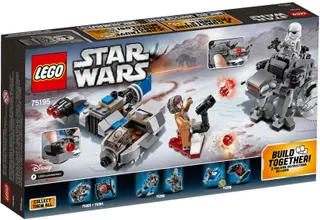 Ski Speeder versus First Order Walker Microfighters
