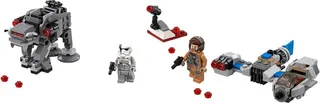 Ski Speeder gegen First Order Walker Microfighters