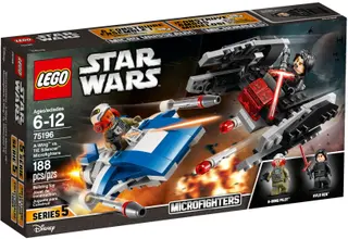 A-Wing versus TIE Silencer microfighters