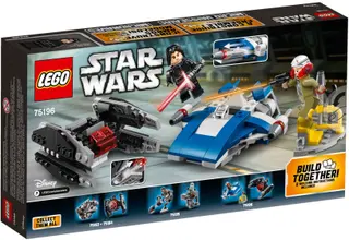 A-Wing versus TIE Silencer microfighters