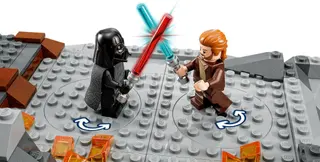 Obi-Wan Kenobi versus Darth Vader