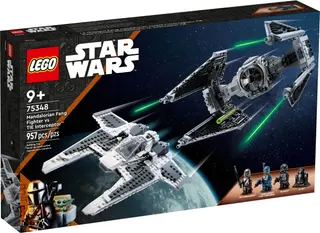 Mandalorian Fang Fighter versus TIE Interceptor