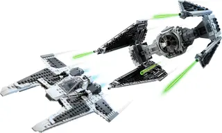 Mandalorian Fang Fighter versus TIE Interceptor