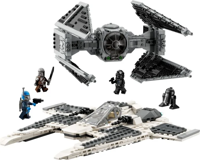 Mandalorian Fang Fighter versus TIE Interceptor