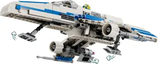 Nieuwe Republiek E-wing versus Shin Hati's Starfighter