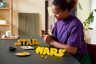 Logo Star Wars en briques