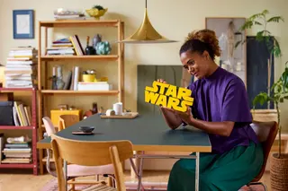 Logo Star Wars en briques
