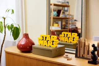 Logo Star Wars en briques