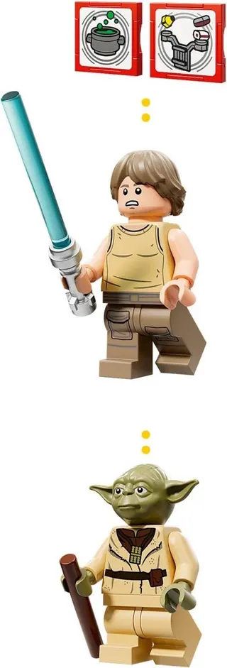 Yodas Hütte und Jedi-Ausbildung