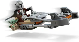 De Mandalorian en Grogu's speederbike