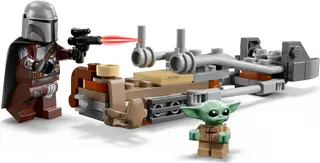 De Mandalorian en Grogu's speederbike
