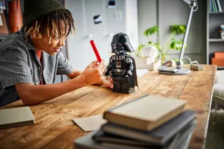 Vergrößerte Darth Vader Minifigur