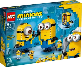 Minions van LEGO-stenen en hun hol