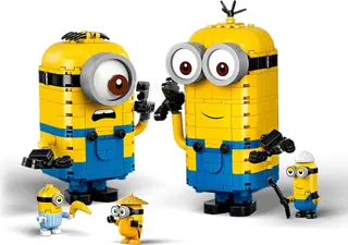 Minions van LEGO-stenen en hun hol