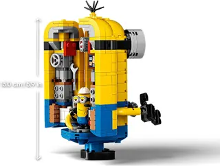 Minions van LEGO-stenen en hun hol