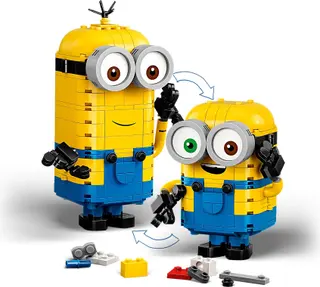 Minions van LEGO-stenen en hun hol