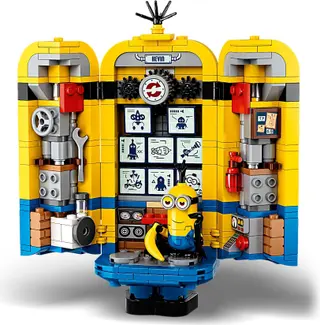 Minions van LEGO-stenen en hun hol