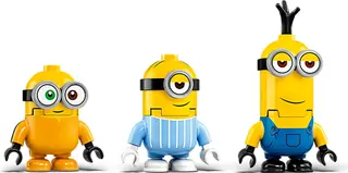 Minions van LEGO-stenen en hun hol