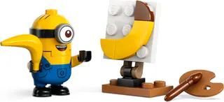 Minions en bananenauto