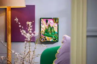 Muurdecoratie van de Smaragdstad