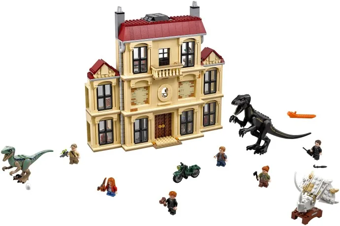 Indoraptor-razernij op Lockwood Estate