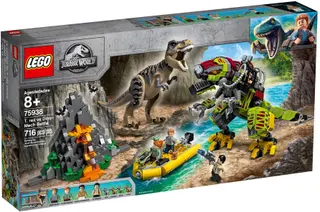 T. rex versus Dino-Mech gevecht
