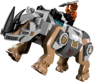Duel de rhinocéros près de la mine