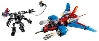 Spiderjet versus Venom Mech