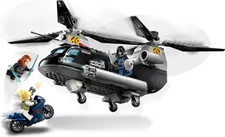 Hubschrauberjagd der Schwarzen Witwe