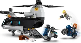 Hubschrauberjagd der Schwarzen Witwe
