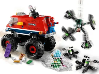 Spider-Mans monstertruck versus Mysterio