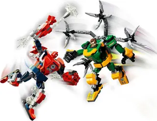 Spider-Man en Doctor Octopus Mech-gevecht