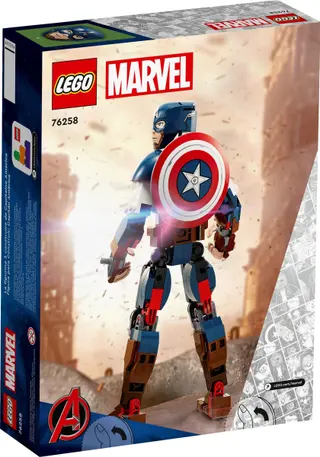 Captain America bouwfiguur
