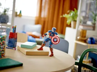 Captain America bouwfiguur
