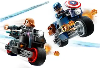 Black Widow & Captain America Motorräder