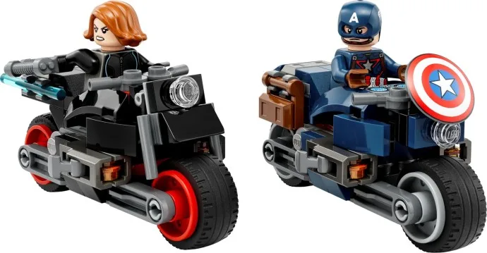 Black Widow & Captain America Motorräder