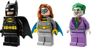 Die Bathöhle mit Batman, Batgirl und dem Joker