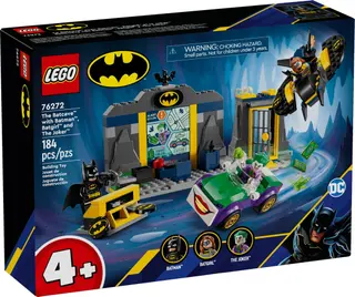 Die Bathöhle mit Batman, Batgirl und dem Joker