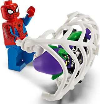 Voiture de course Spider-Man et Venom Green Goblin